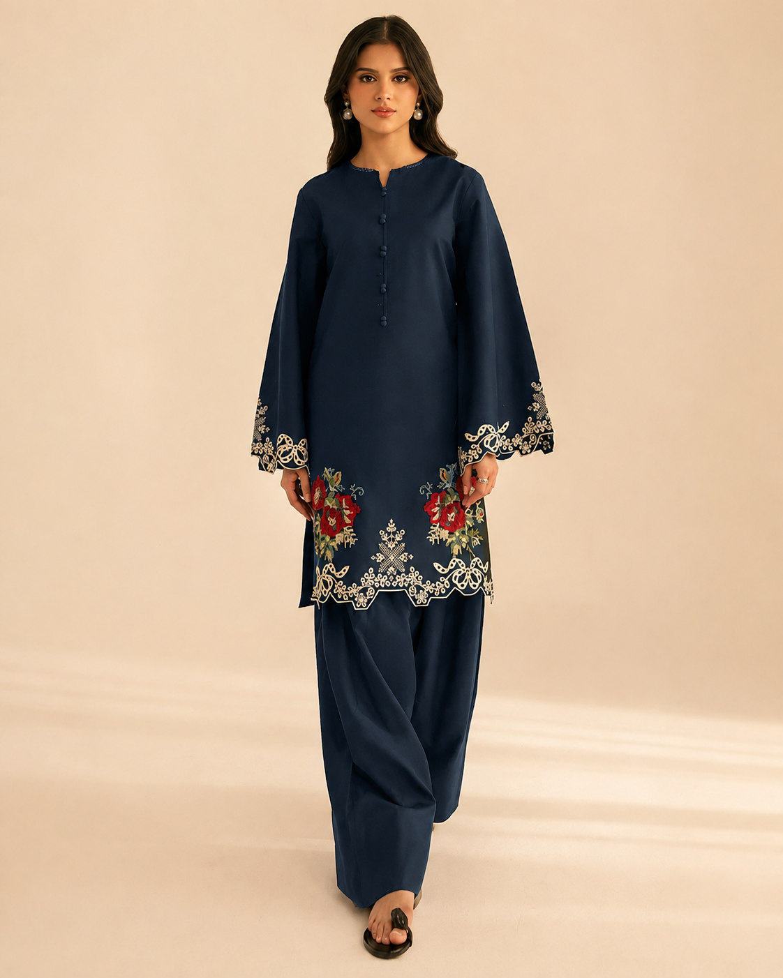 SAPPHIRE 2 PIECE LAWN SUIT