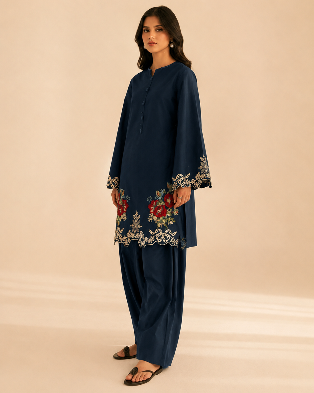 SAPPHIRE 2 PIECE LAWN SUIT