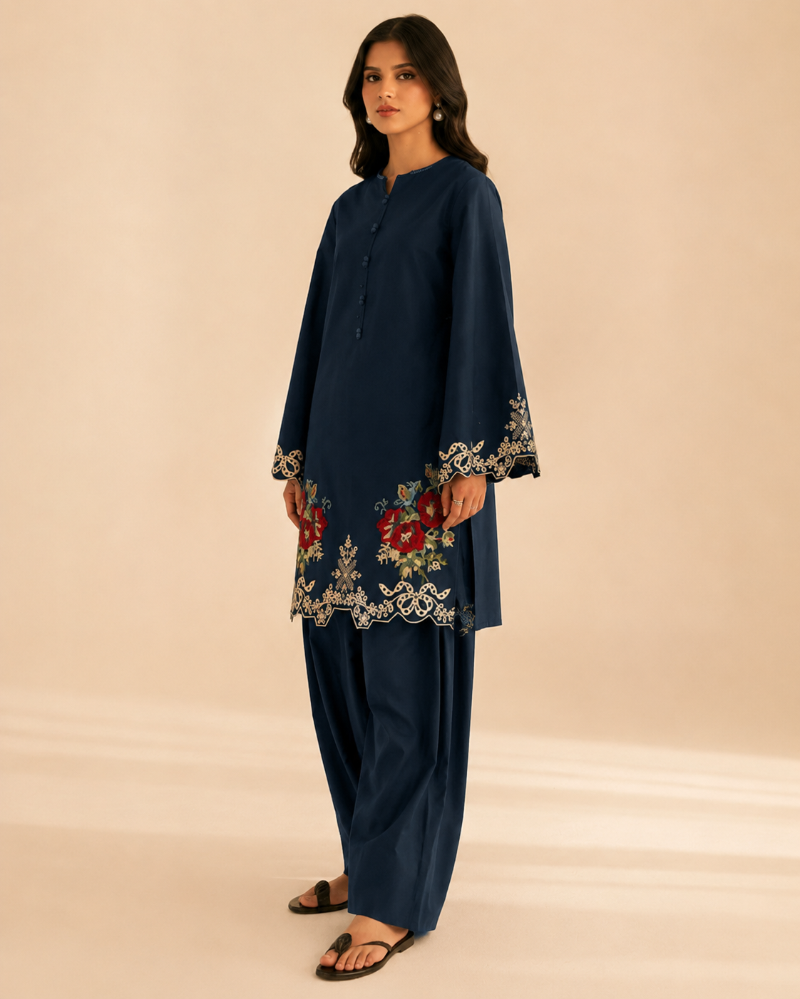 SAPPHIRE 2 PIECE LAWN SUIT