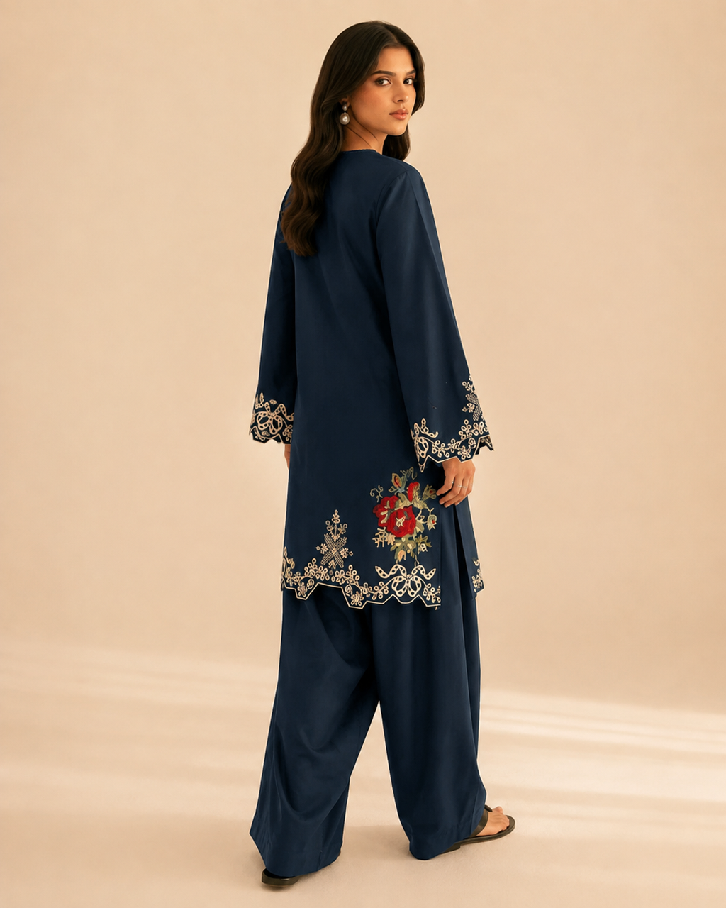 SAPPHIRE 2 PIECE LAWN SUIT