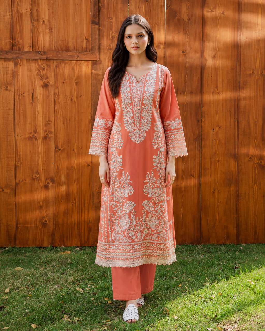 SAPPHIRE 2 PIECE LAWN SUIT