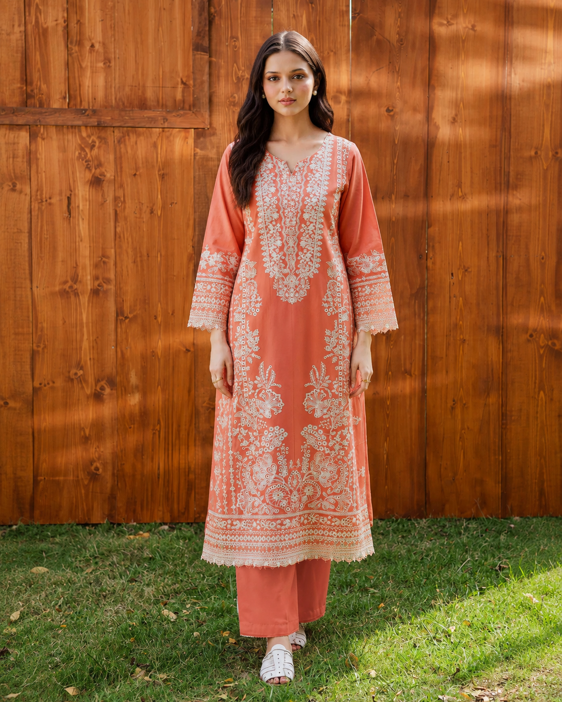 SAPPHIRE 2 PIECE LAWN SUIT