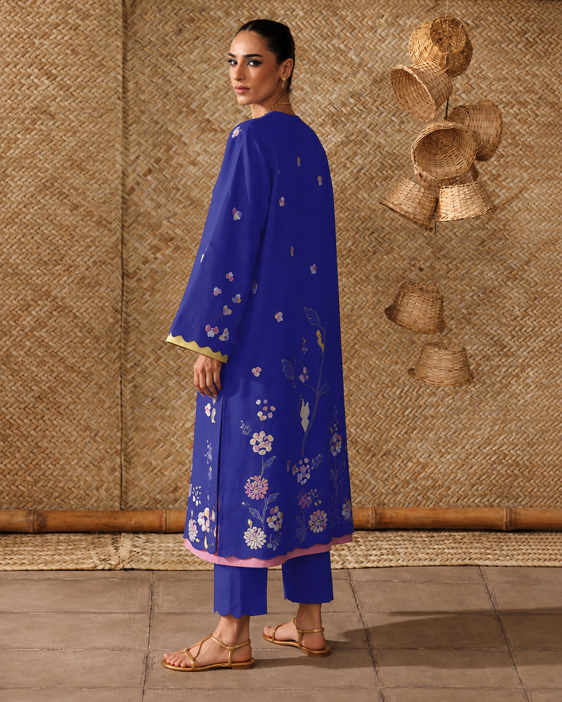 SAPPHIRE 2 PIECE LAWN SUIT