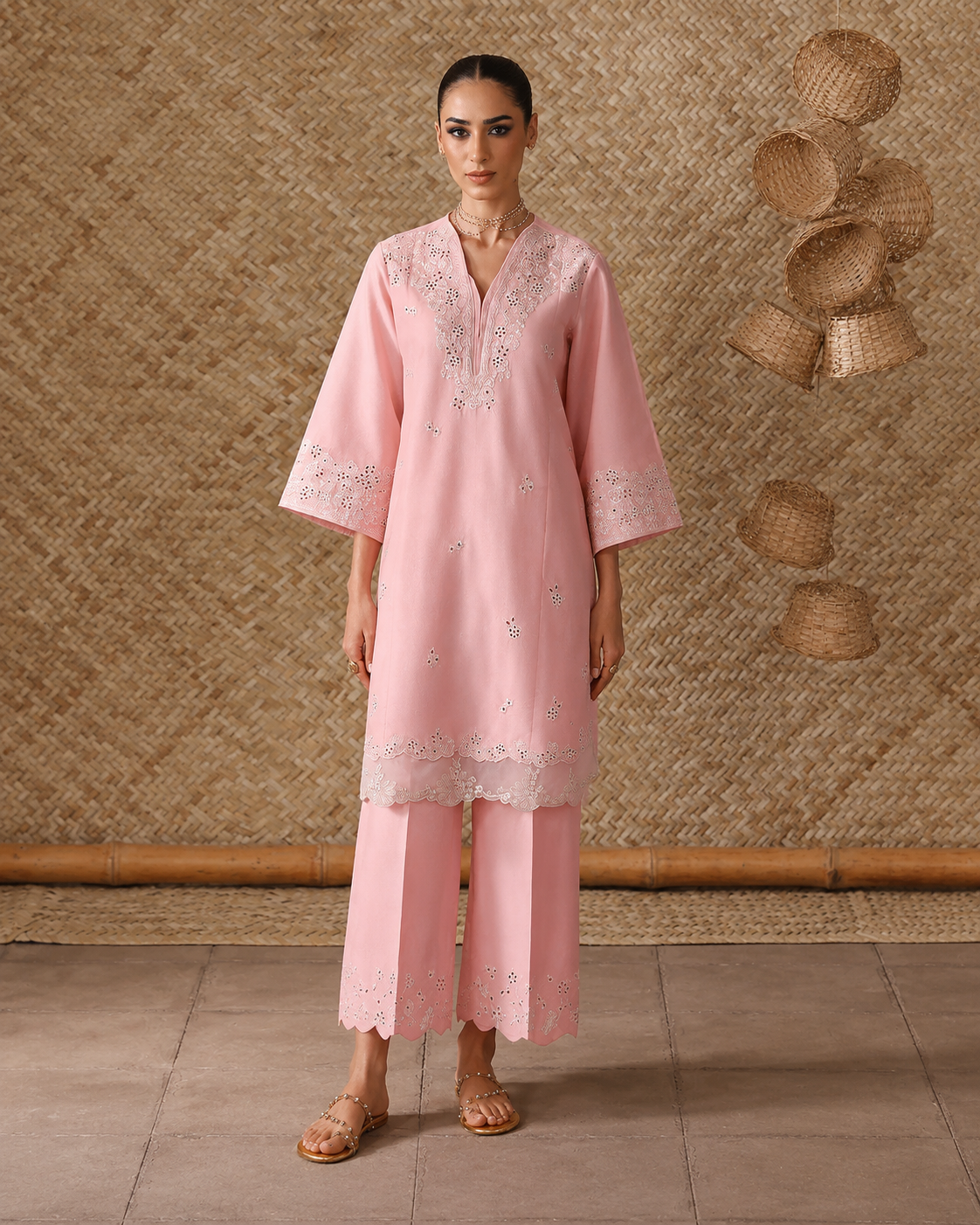 SAPPHIRE 2 PIECE LAWN SUIT