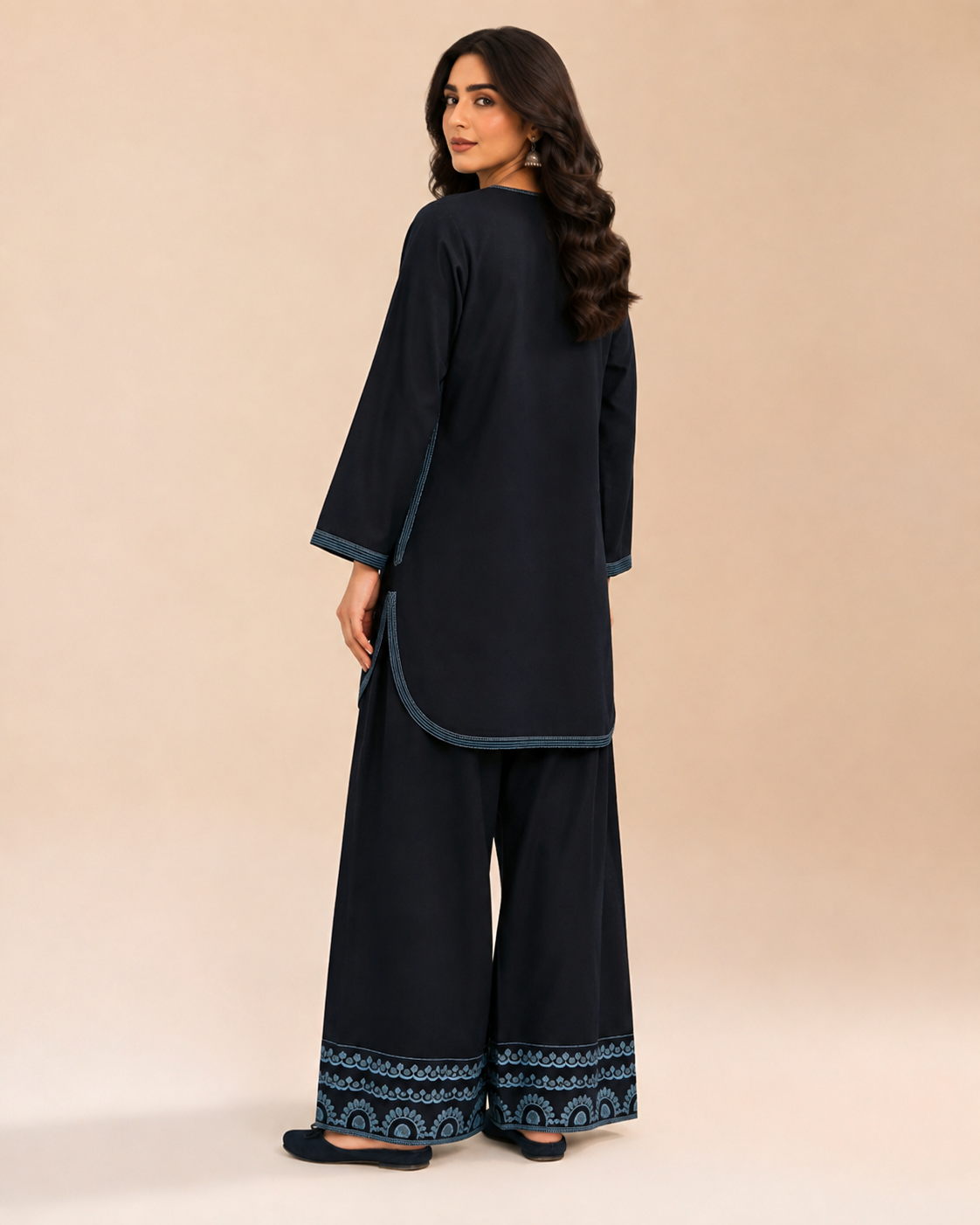 SAPPHIRE 2 PIECE LAWN SUIT