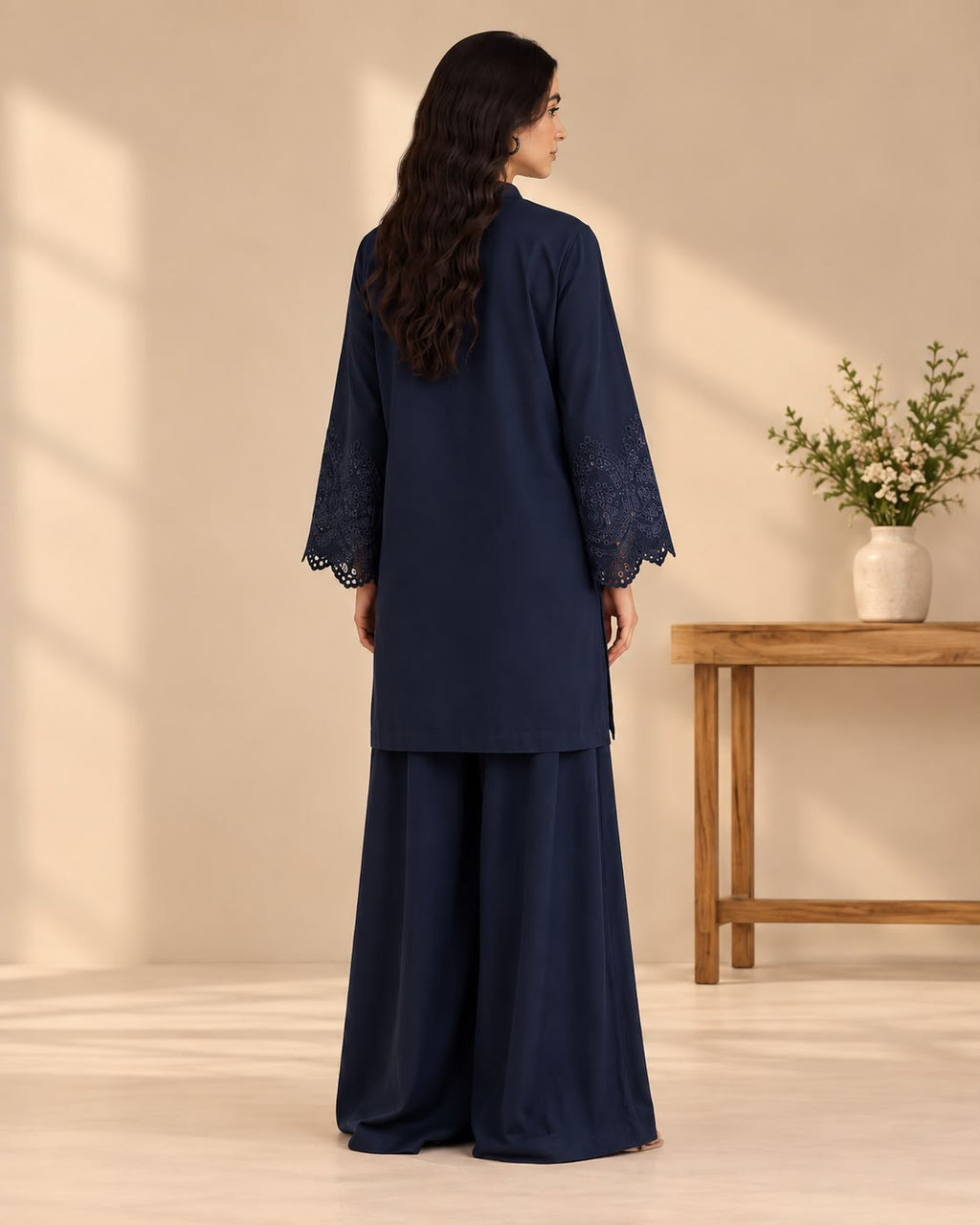 Midnight Blue Linen Co-ord set