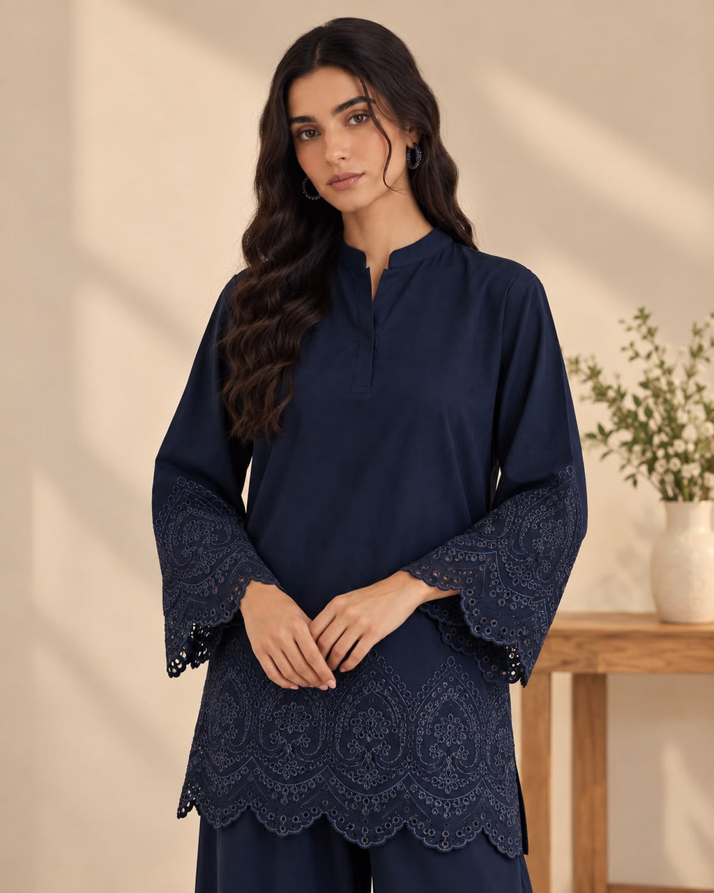 Midnight Blue Linen Co-ord set