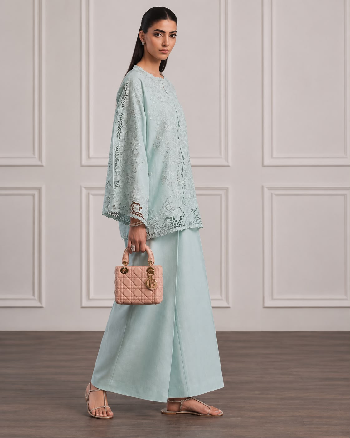 Serene Blue Linen co-ord set