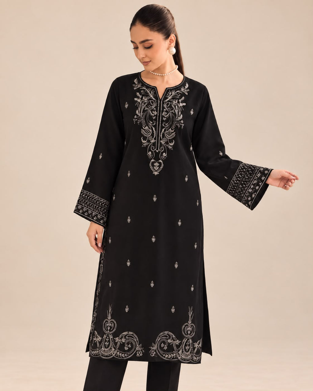 Royal Noir Linen Suit