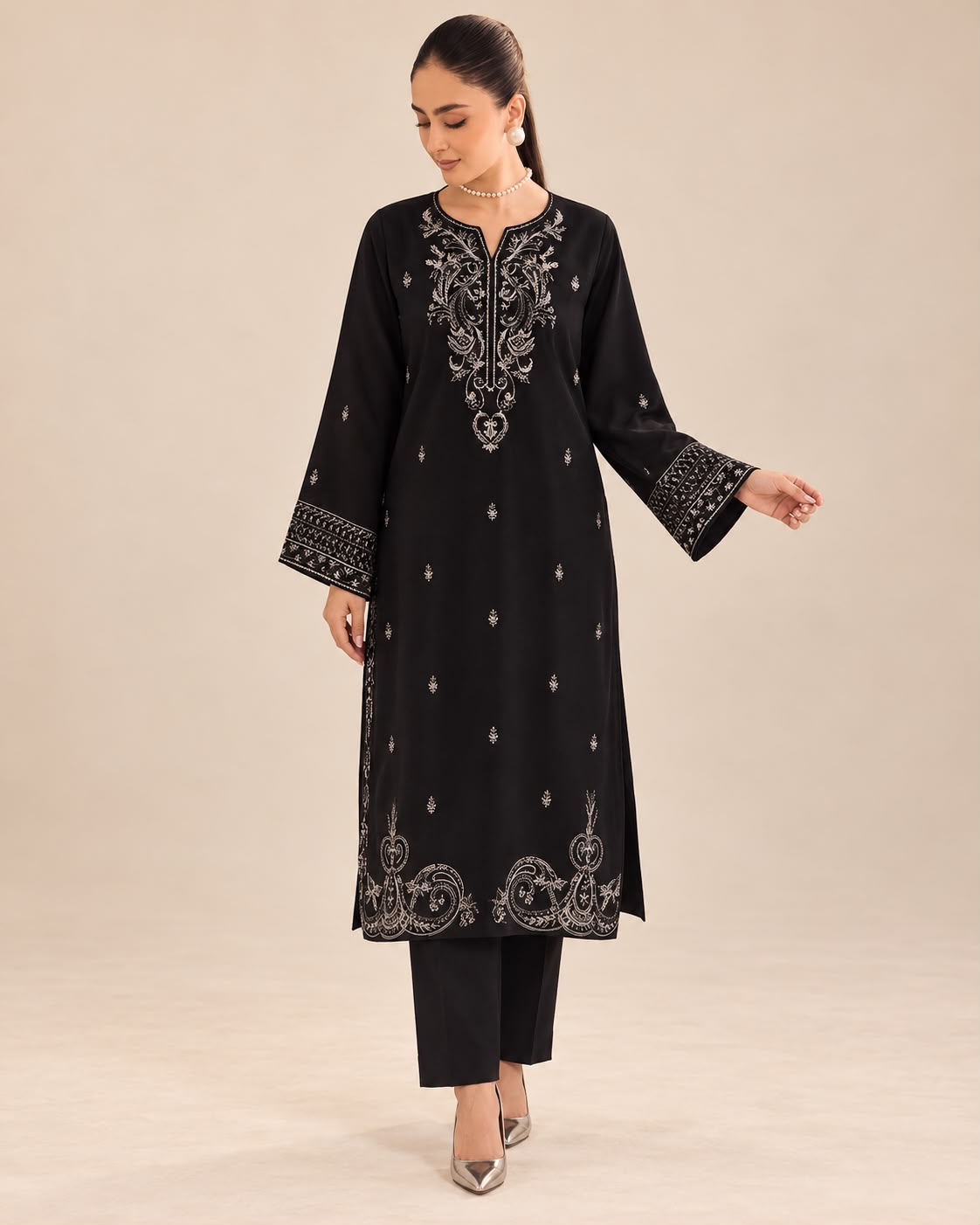 Royal Noir Linen Suit