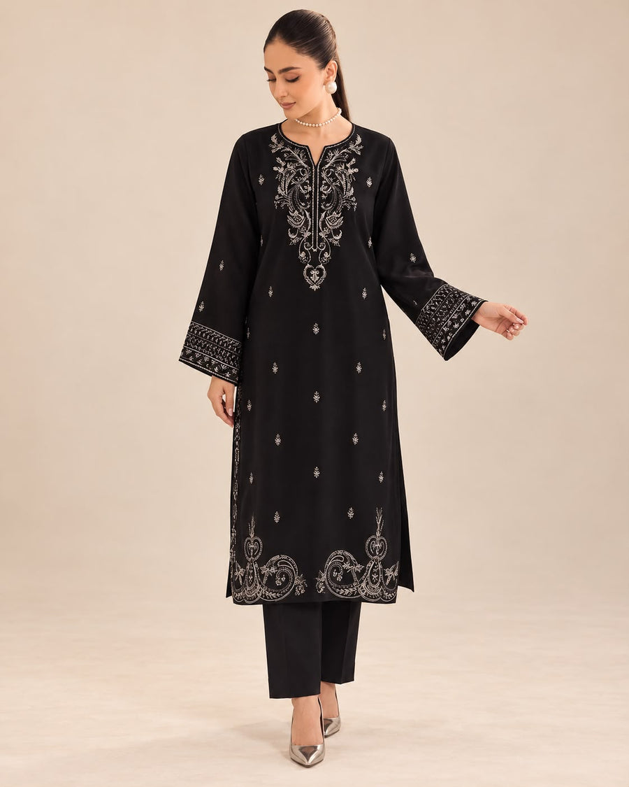 Royal Noir Linen Suit