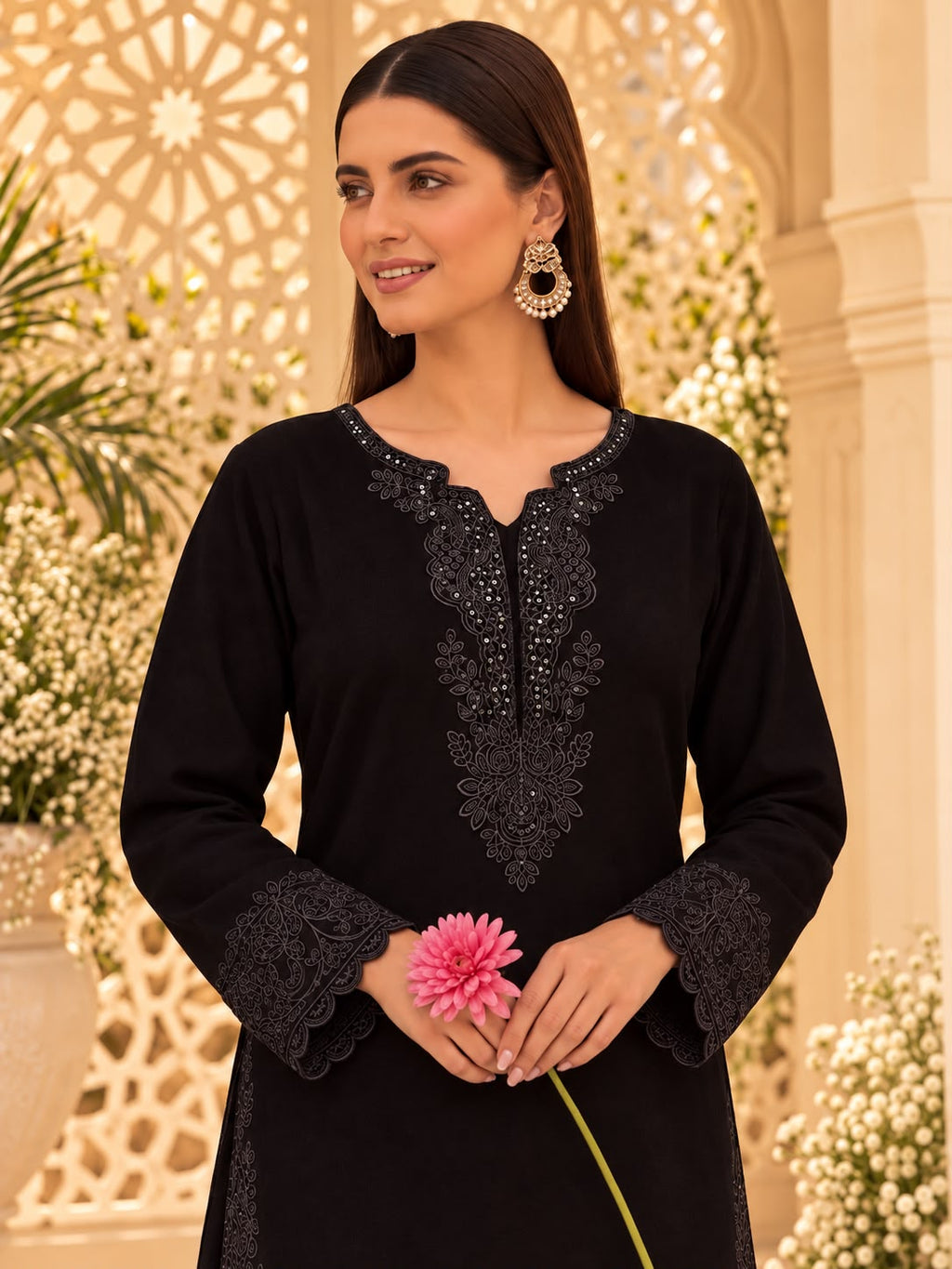 Black Orchid Linen Suit