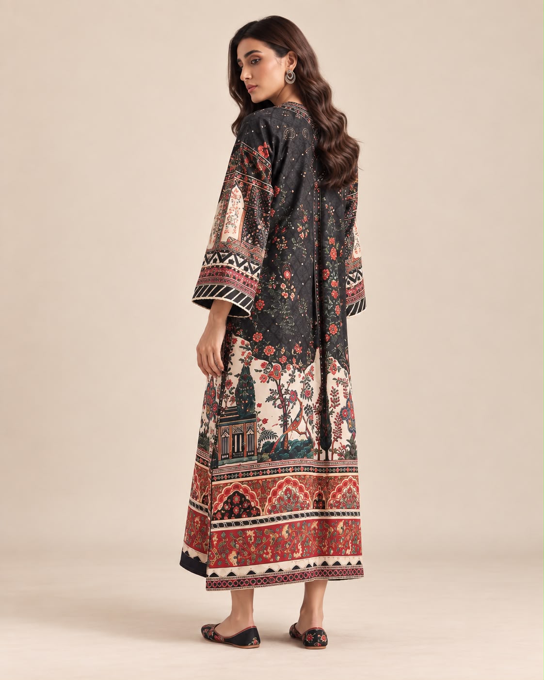 Imperial Mosaic ETHNC Linen Kaftan