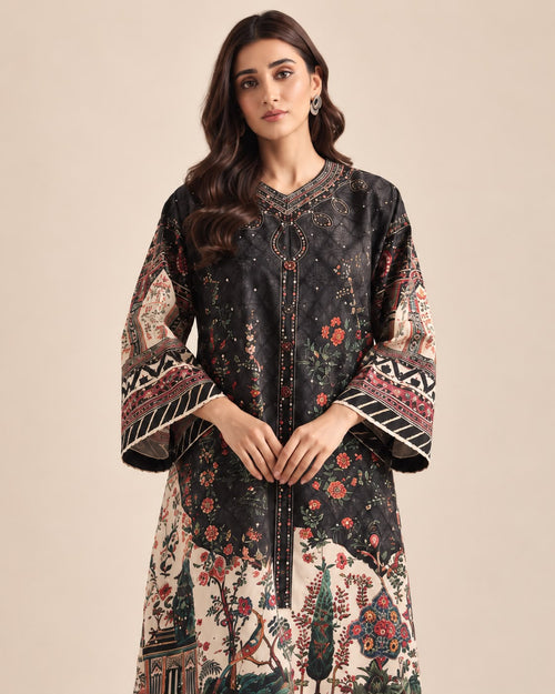 Imperial Mosaic ETHNC Linen Kaftan