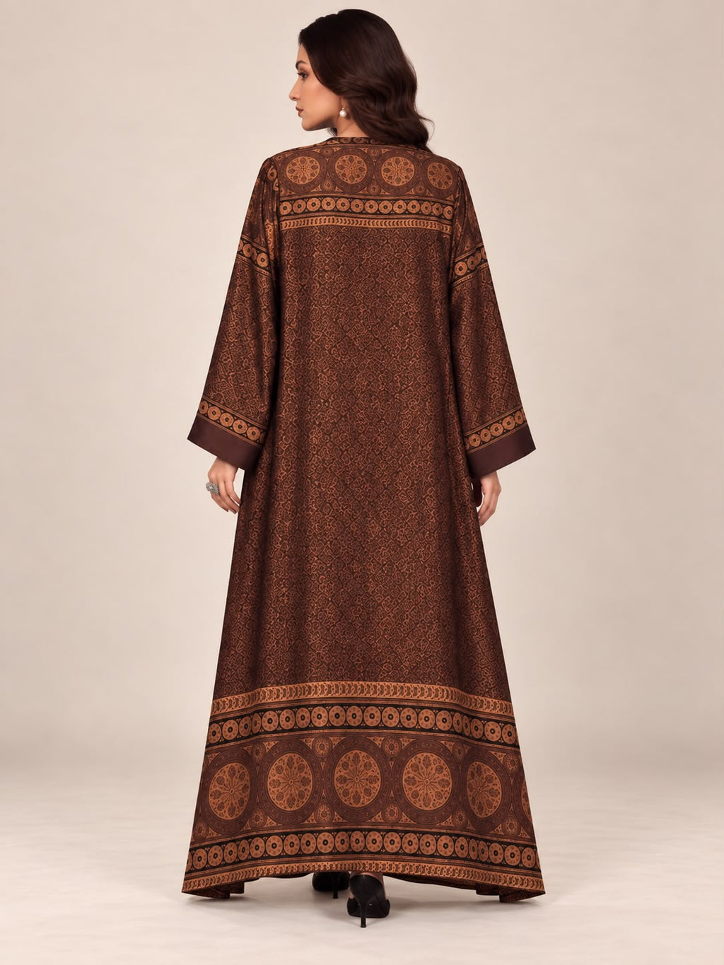 Shop Mumtaz Royal Tapestry Linen Kaftan