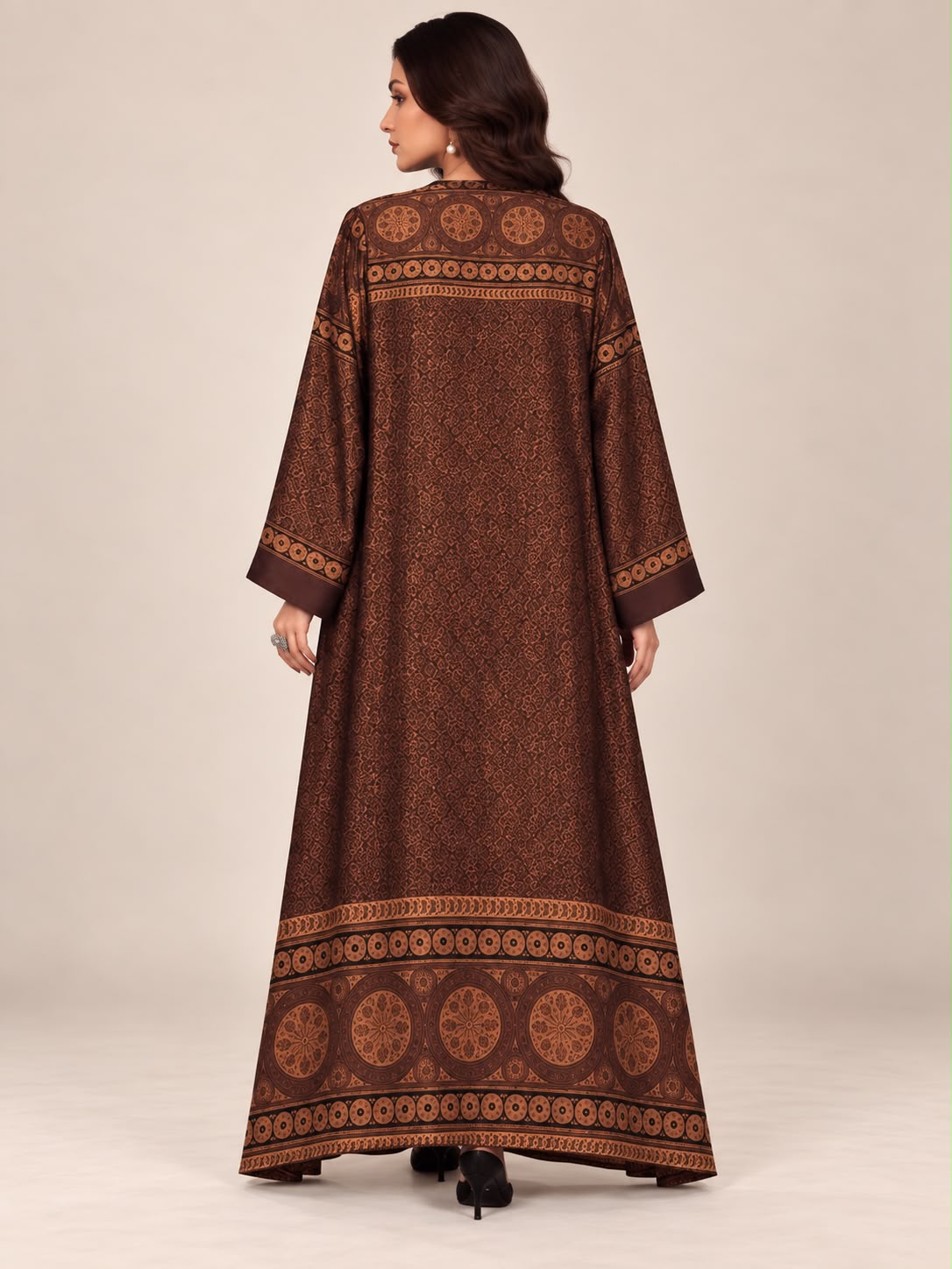 Shop Mumtaz Royal Tapestry Linen Kaftan